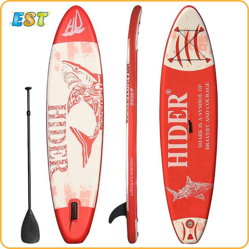 Passen Sie das Druck-Aufblasbare Stand Up Surf Paddle SUP Board Set an