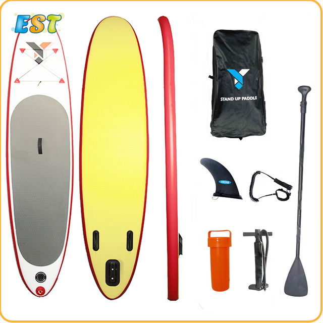 Große Größe langlebige aufblasbare SUP Stand Up Paddle Board Surfbrett Surfbrett für Strand-Spiel