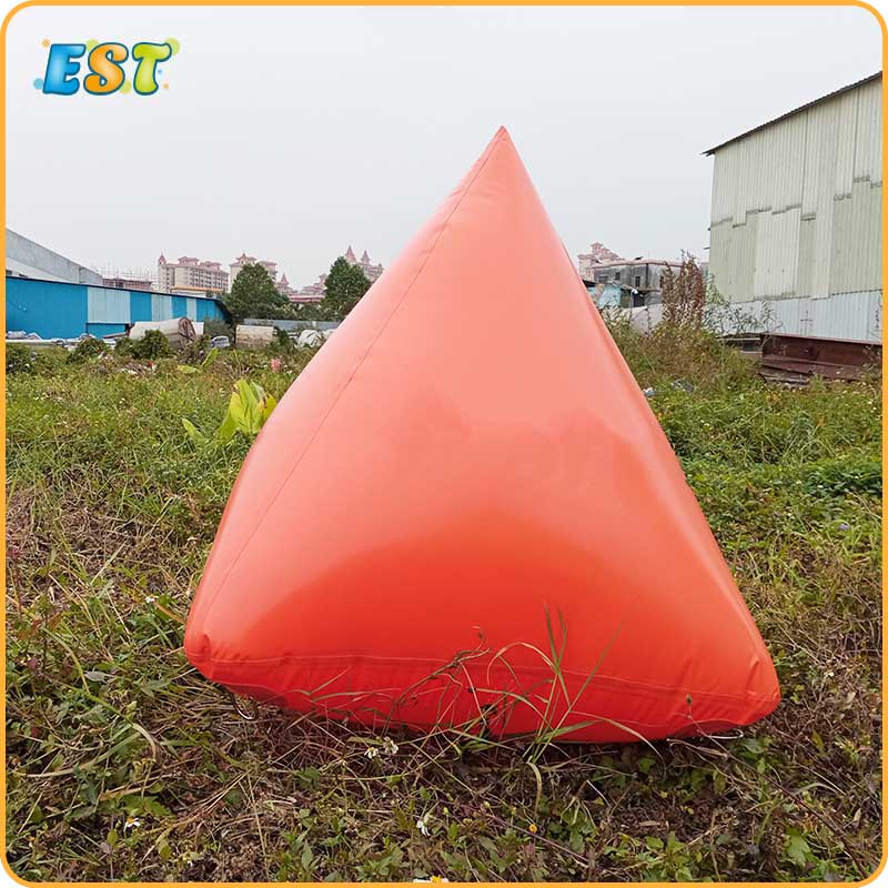Customize color Pyramid inflatable marker buoys safety buoy For Sale