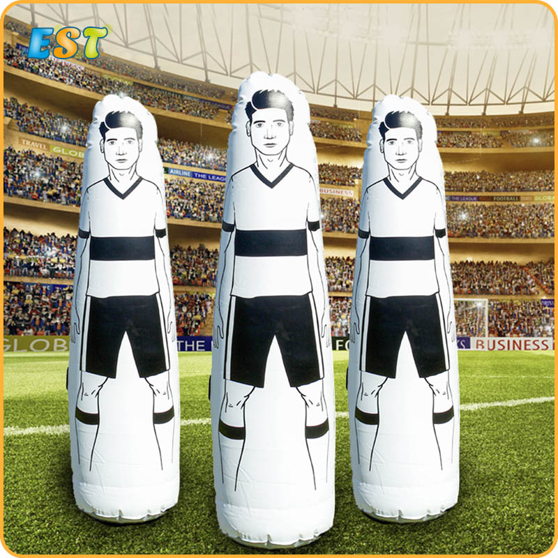 Оптовая торговля надувные воздушные тела футбол манекен защитник для свободного удара