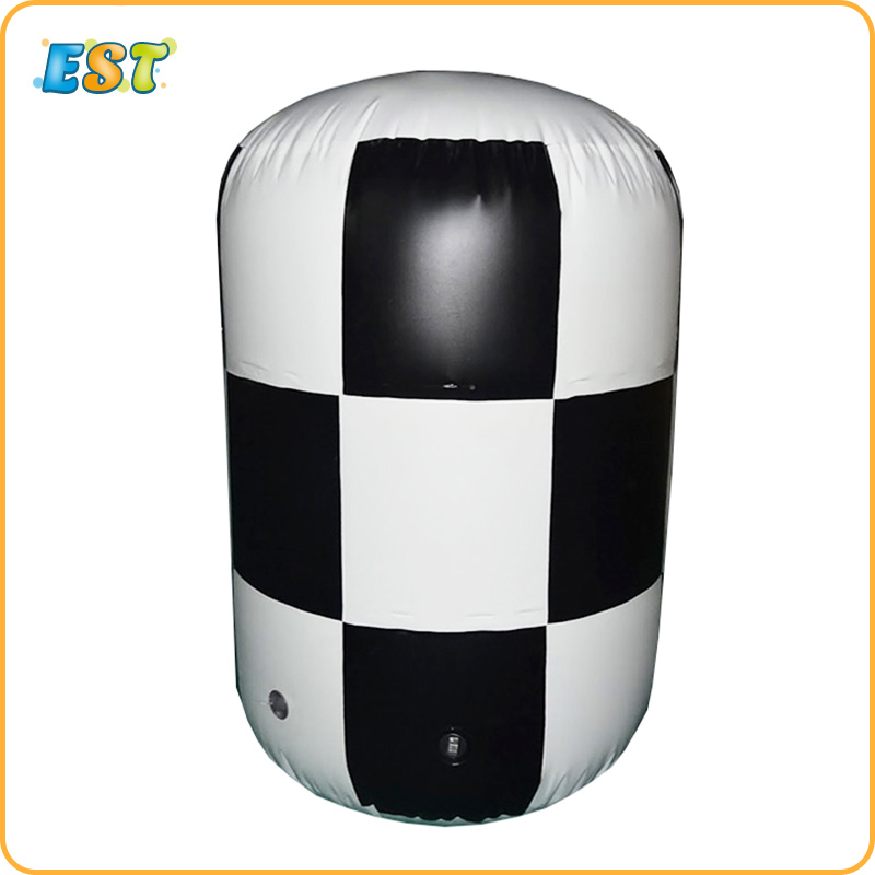 High quality PVC cylinder inflatable signaling buoy for marker