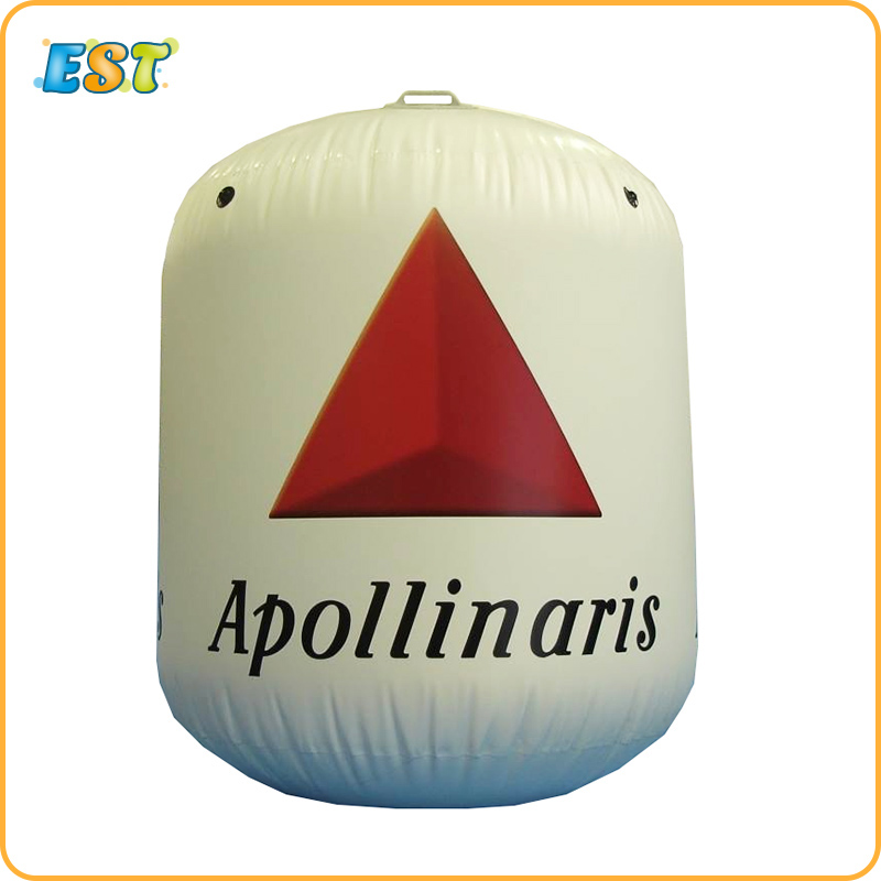Customize logo safety inflatable sea buoy for water area