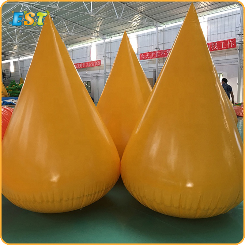 Customized size floating water equipment inflatable water buoy For Sale